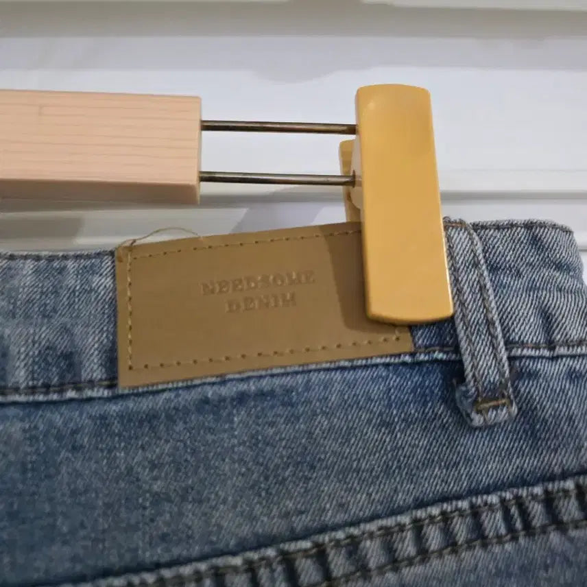 [BUNJANG] Spring Elastic Wide Jeans 77 / 봄  밴딩  스판  와이드  청통바지   77사이즈