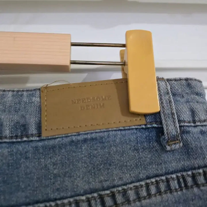 [BUNJANG] Spring Elastic Wide Jeans 77 / 봄  밴딩  스판  와이드  청통바지   77사이즈