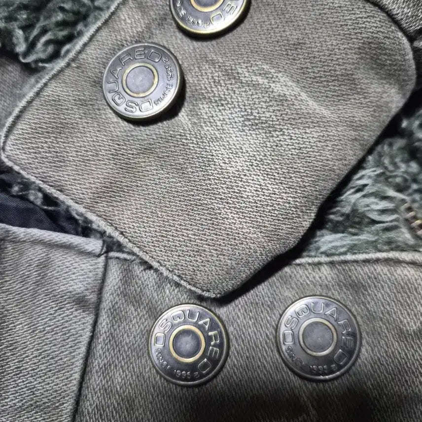 [BUNJANG] DSQUARED2 Washed Denim Fur Jacket / DSQUARED2 워싱 데님 퍼 자켓