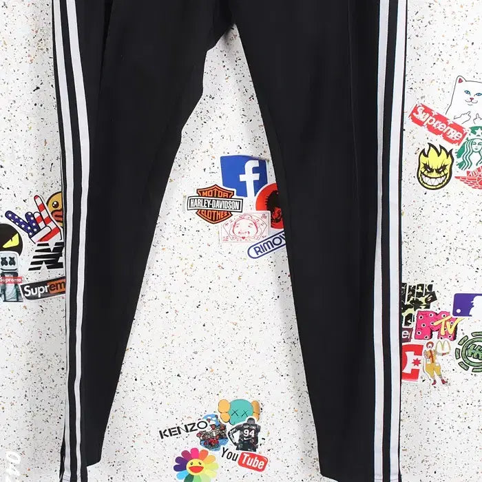 [BUNJANG] Adidas Three-Stripe Track Pants / 공용M/ 아디다스 삼선 트랙 팬츠 바지 BK 0-33