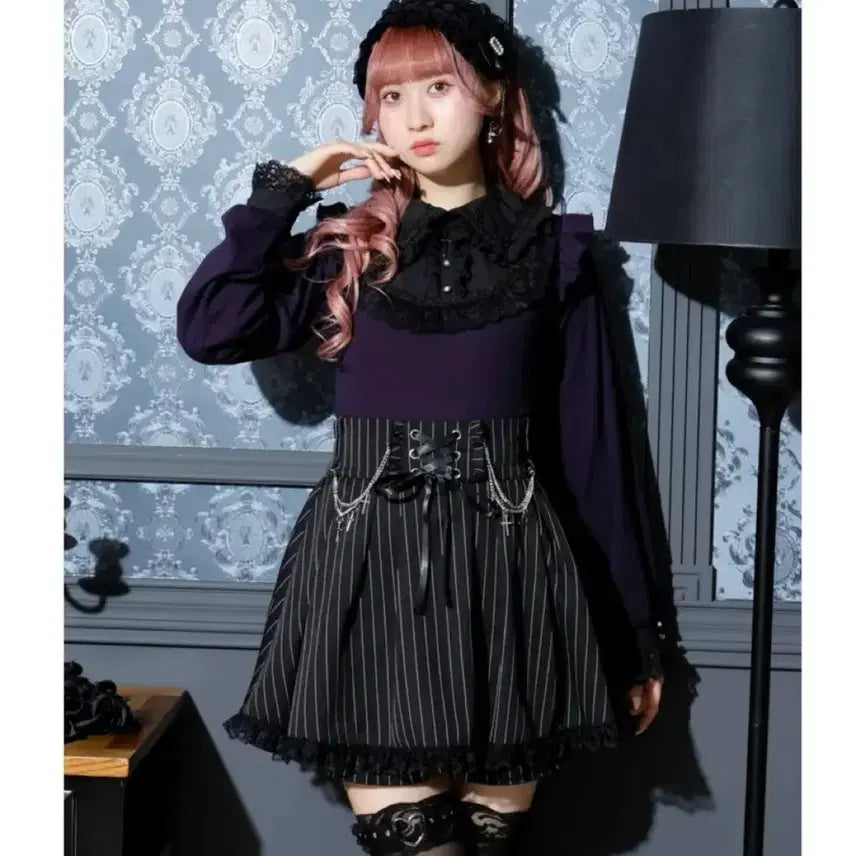 [BUNJANG] Noemie Gothic Knit Blouse / noemie 노에미 고딕 니트 블라우스