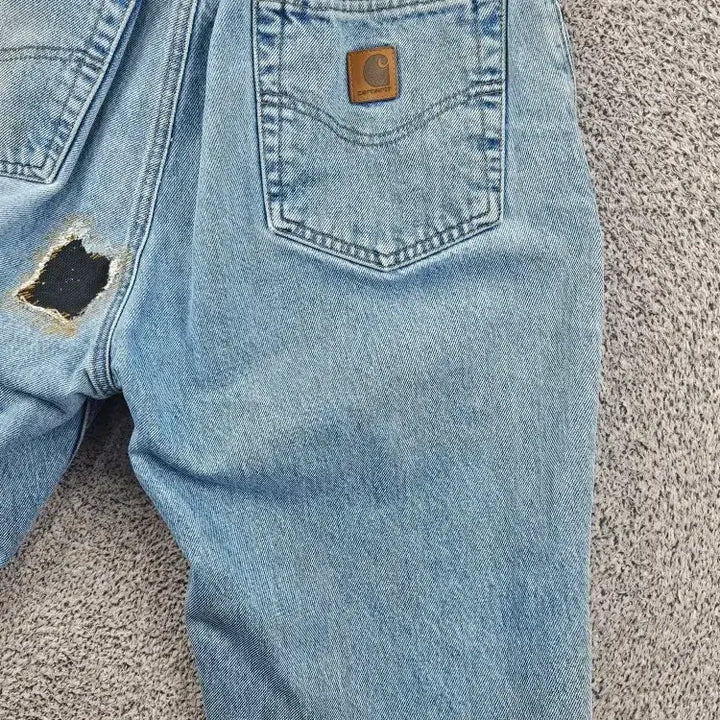 [BUNJANG] Carhartt Denim Shorts (38") / 칼하트 데님 쇼츠 반바지 커스텀 ( 38" ) / 11986
