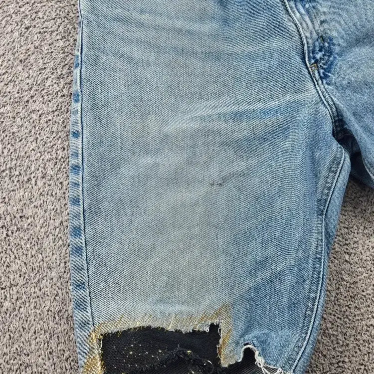 [BUNJANG] Carhartt Denim Shorts (38") / 칼하트 데님 쇼츠 반바지 커스텀 ( 38" ) / 11986