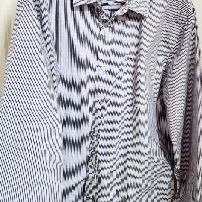 [BUNJANG] Tommy Hilfiger Custom Fit Striped Shirt / 타미힐피거 스트라이프 커스텀핏M