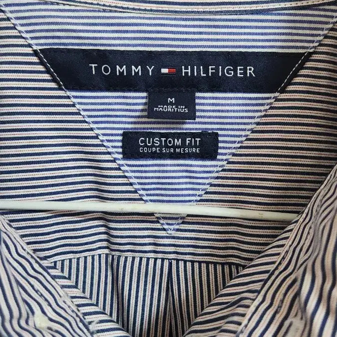[BUNJANG] Tommy Hilfiger Custom Fit Striped Shirt / 타미힐피거 스트라이프 커스텀핏M