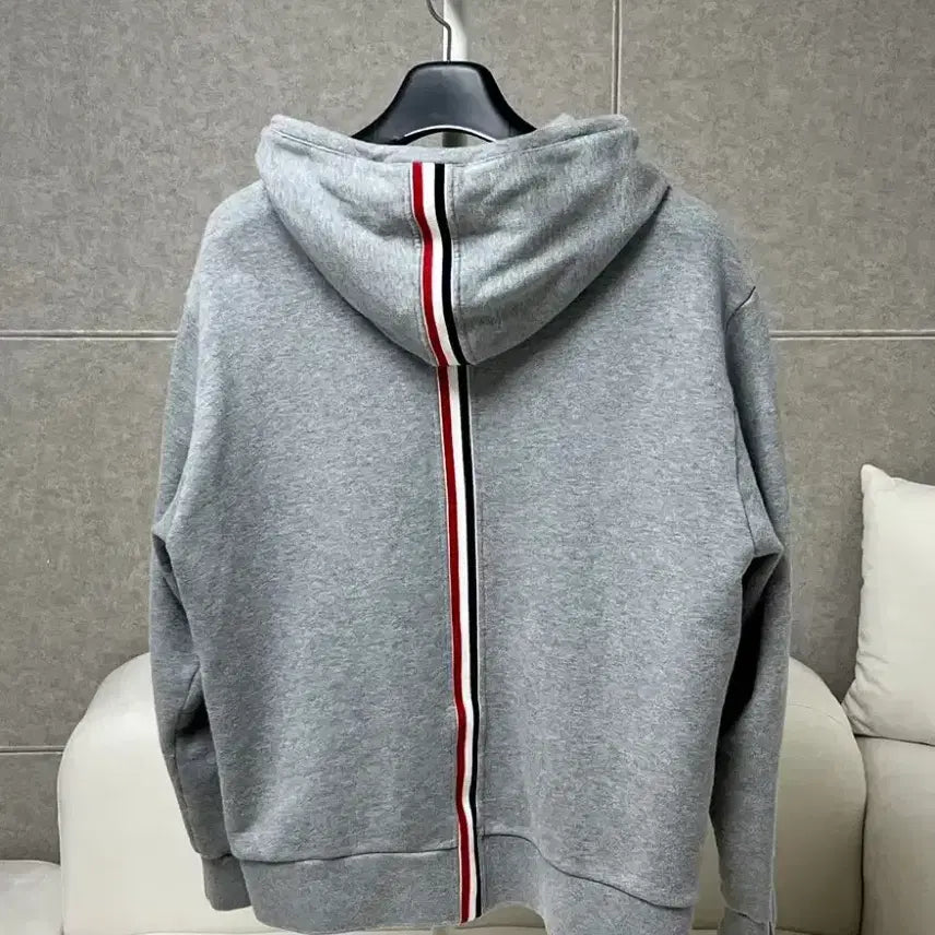 [SOLD OUT] [정품] 4 톰브라운 백삼선 후드집업 그레이