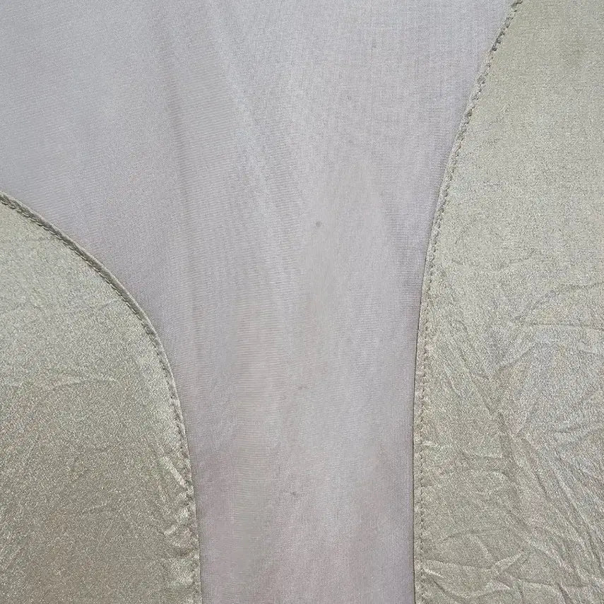 [BUNJANG] LEBEIGE Sleeveless Long Blouse / 르베이지 배색 슬리브리스 롱 블라우스 ~66