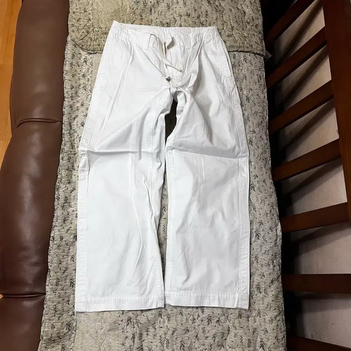 [SOLD OUT] [34] 폴로 POLO 화이트 오버사이즈 코튼 팬츠