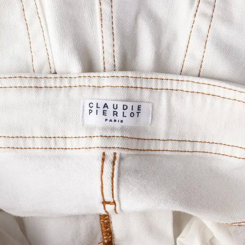 [BUNJANG] Claudie Pierlot White Denim Pants / 끌로디피에로 화이트 데님 팬츠