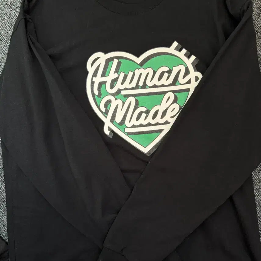 [BUNJANG] Human Made Graphic Long Sleeve T-Shirt Black / 휴먼 메이드 그래픽 롱슬리브 티셔츠 블랙