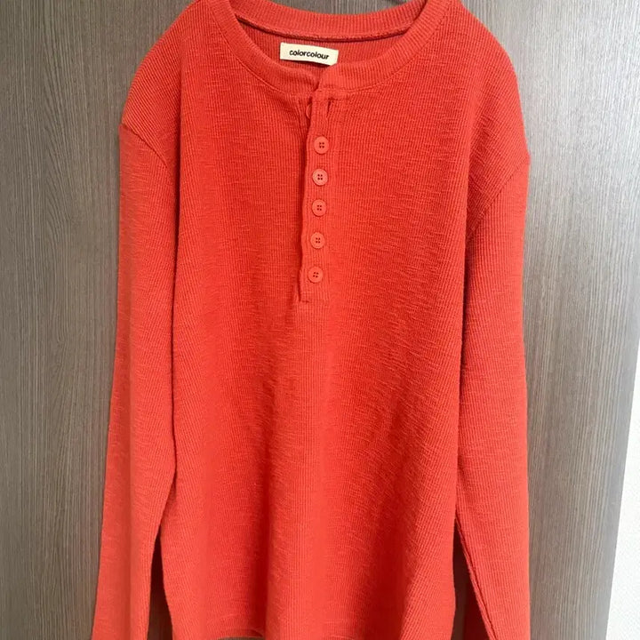 [SOLD OUT] 컬러컬러 버튼헨리넥 2사이즈