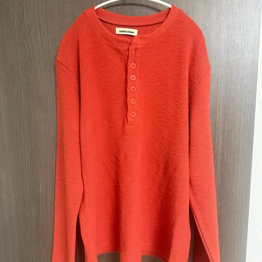 [SOLD OUT] 컬러컬러 버튼헨리넥 2사이즈