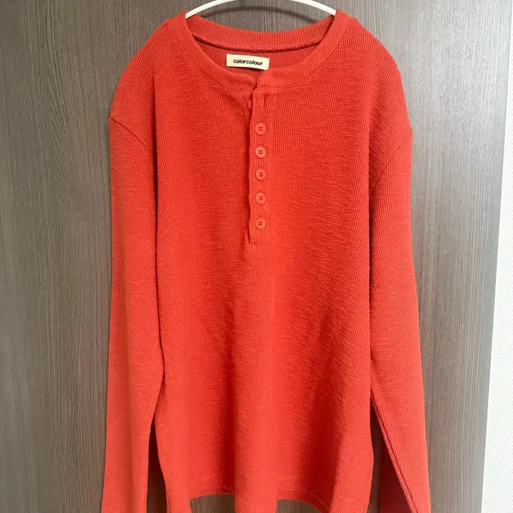 [SOLD OUT] 컬러컬러 버튼헨리넥 2사이즈