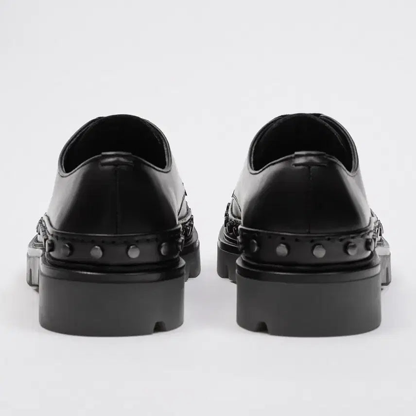 [SOLD OUT] [270] 자라 Zara 스터드 더비슈즈 리미티드에디션 새상품