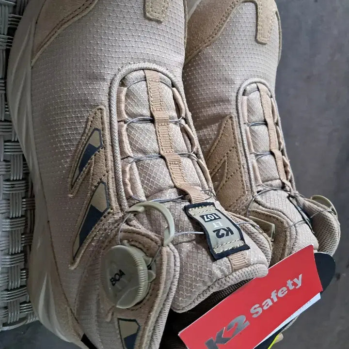 [BUNJANG] K2 Safety Hiking Boots Beige 250/255 / K2 최고급 다이얼 안전화 등산화 새상품250/255