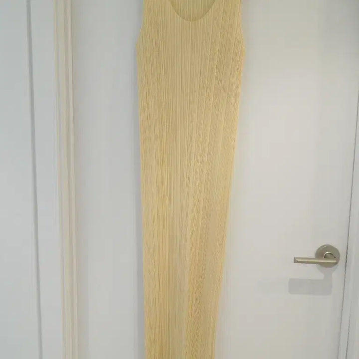[BUNJANG] Pleats Please Ivory Long Dress / 플리츠플리즈 아이보리 롱 원피스