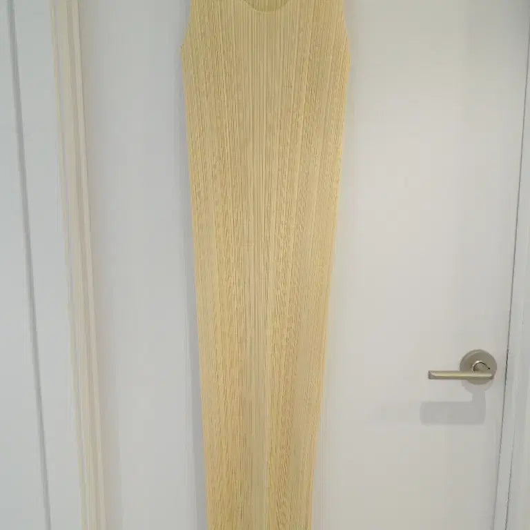 [BUNJANG] Pleats Please Ivory Long Dress / 플리츠플리즈 아이보리 롱 원피스