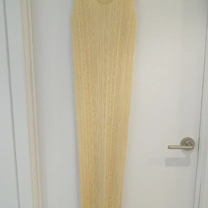 [BUNJANG] Pleats Please Ivory Long Dress / 플리츠플리즈 아이보리 롱 원피스