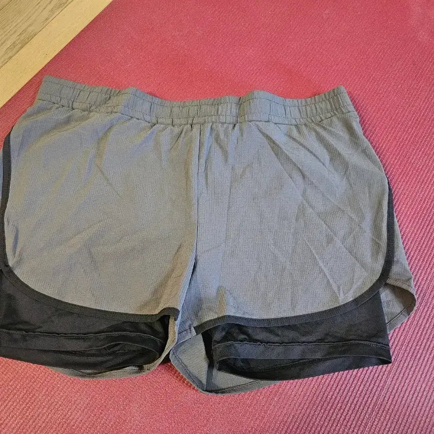 [BUNJANG] Layered Athletic Shorts / 배색 2중 레이어드 반바지