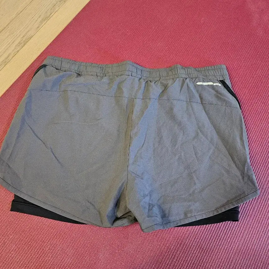 [BUNJANG] Layered Athletic Shorts / 배색 2중 레이어드 반바지