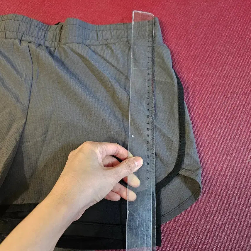 [BUNJANG] Layered Athletic Shorts / 배색 2중 레이어드 반바지
