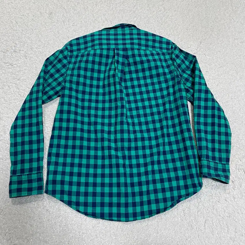 [BUNJANG] Polo Ralph Lauren Kids Checkered Shirt / 폴로 랄프로렌 키즈 아동 체크 셔츠 남방 그린 10-12