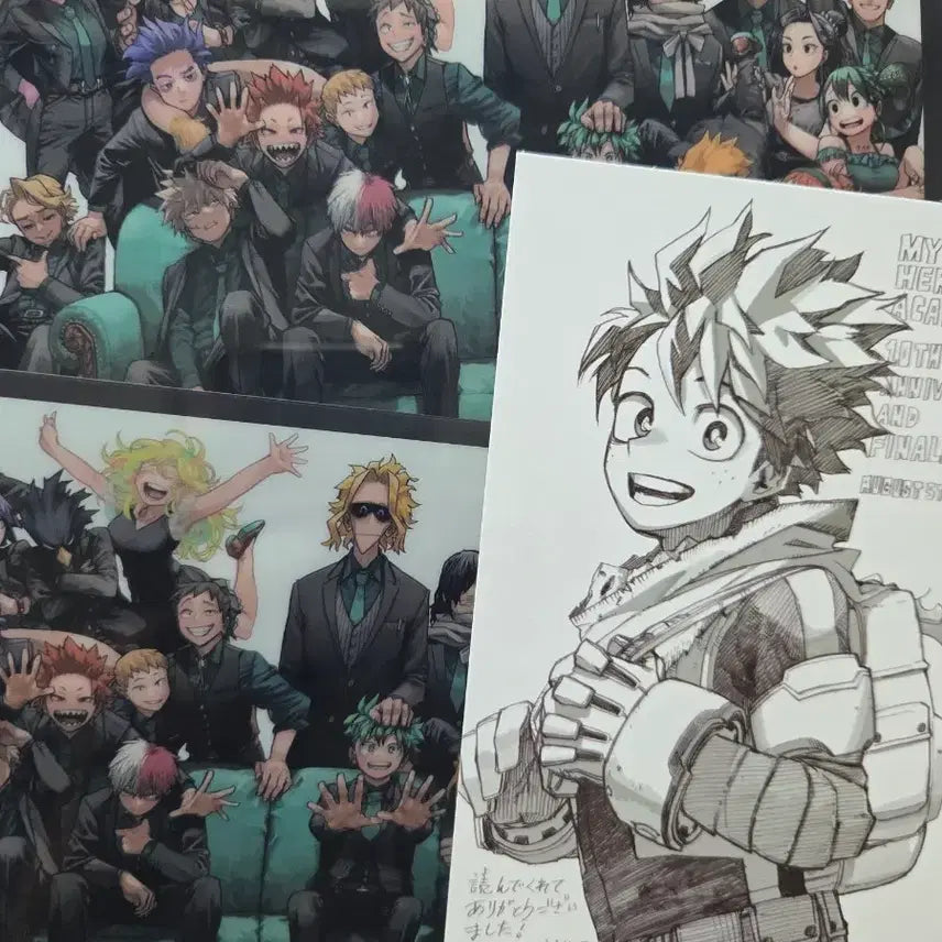 [BUNJANG] My Hero Academia Acrylic Stand Bundle Set / 히로아카 점프기가 아크릴 스티커 특전