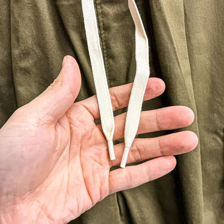 [BUNJANG] Washing Cargo Bermuda Shorts (Free Size) - Khaki / [새상품] 워싱 카고 버뮤다팬츠 (FREE) AF555 카키