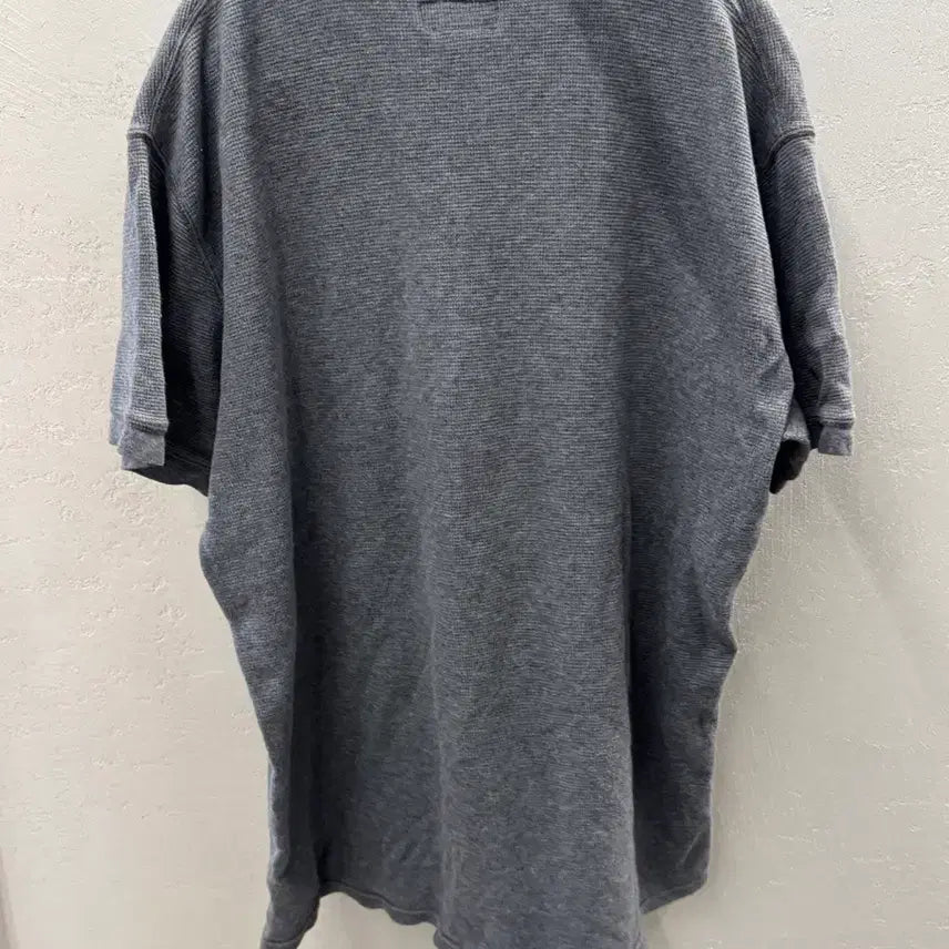 [BUNJANG] Polo Ralph Lauren Waffle Short Sleeve Charcoal T-shirt / 폴로 랄프로렌 와플 반팔티 차콜 XL