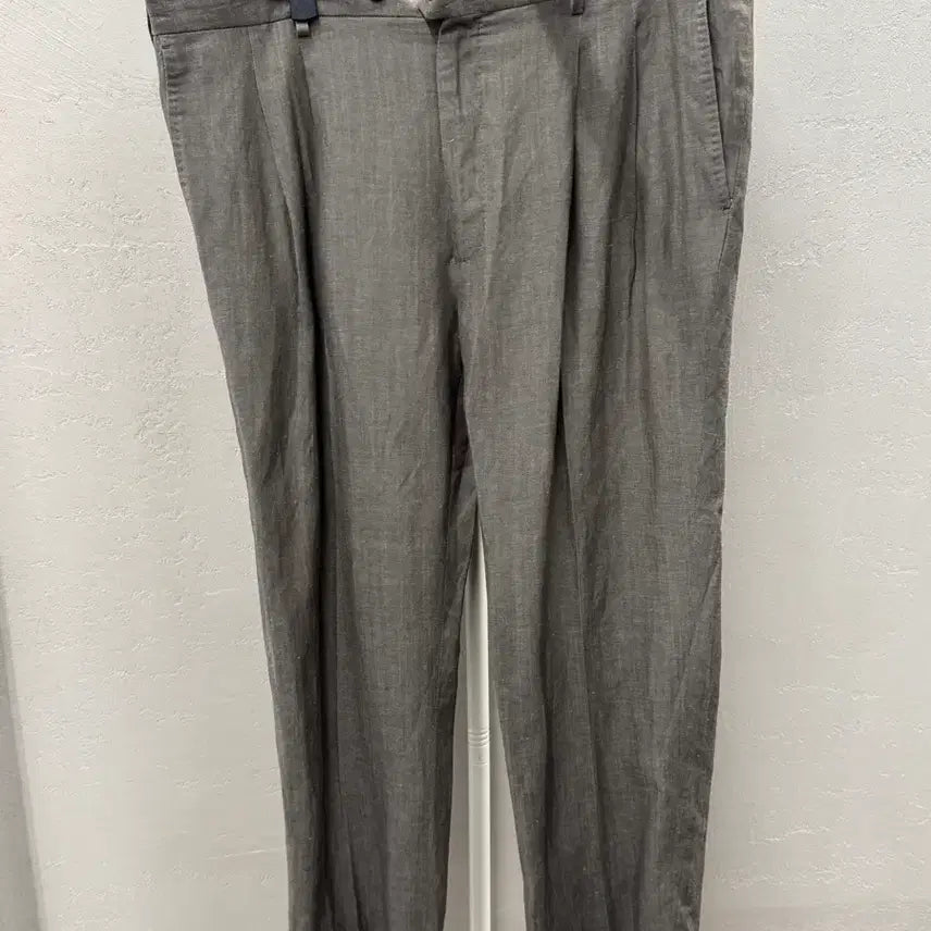 [BUNJANG] TMB Gray Pleated Slacks / TMB 그레이 핀턱 슬랙스 바지
