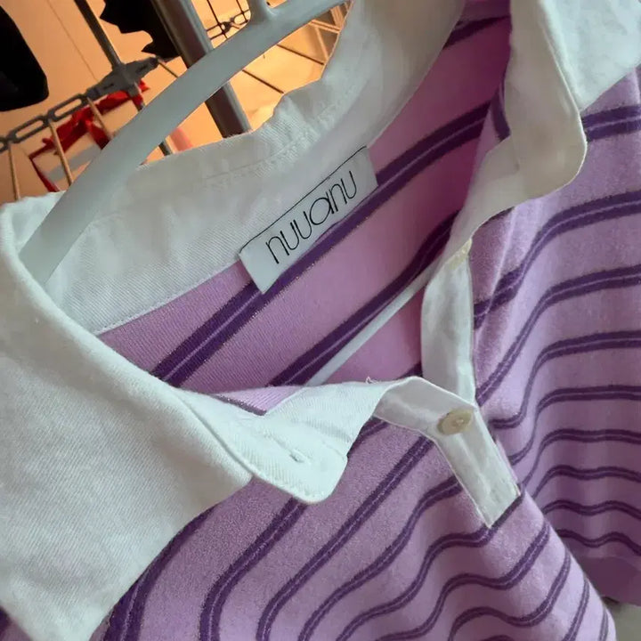 [BUNJANG] NuaNue Shirt Collar Sweatshirt / 누아누 카라맨투맨