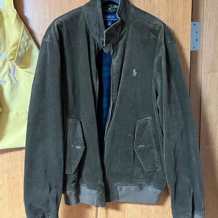 [SOLD OUT] 폴로 랄프로렌 코듀로이 바라쿠타 해링턴 자켓 m 카키 브라운