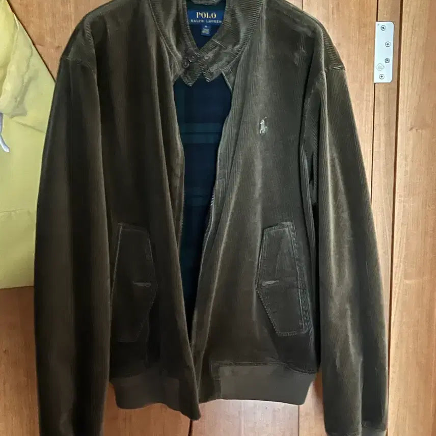 [SOLD OUT] 폴로 랄프로렌 코듀로이 바라쿠타 해링턴 자켓 m 카키 브라운