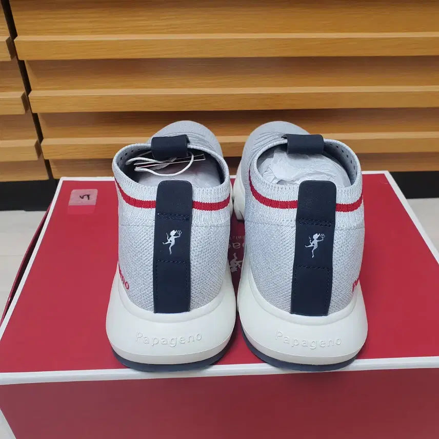 [BUNJANG] Papageno Bologna Slip-on Sneakers White 265 / 파파게노 스니커즈 슬립온 운동화 화이트 265 새제품