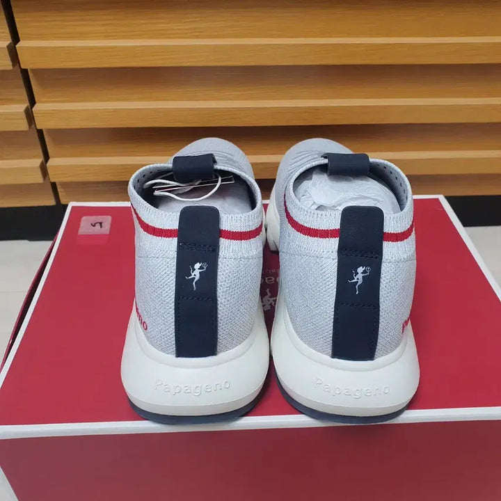 [BUNJANG] Papageno Bologna Slip-on Sneakers White 265 / 파파게노 스니커즈 슬립온 운동화 화이트 265 새제품