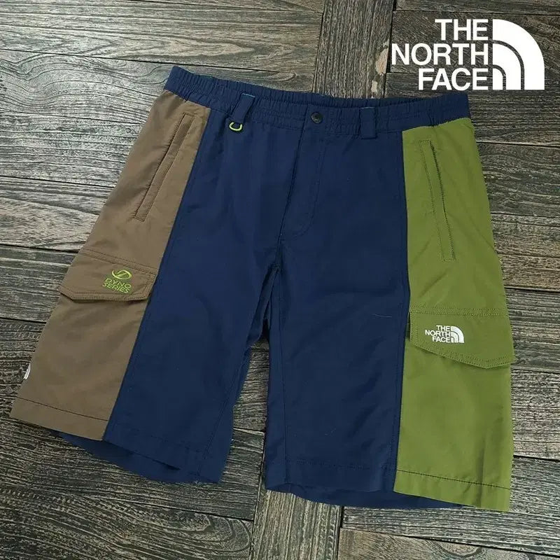 [BUNJANG] The North Face Nylon Half Pants Shorts / 노스페이스 로고 자수 나일론 하프 팬츠 반바지 M20189