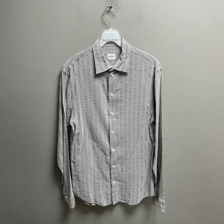 [BUNJANG] Armani Collezioni Wrinkle Shirt / 아르마니 꼴레지오니 링클 셔츠