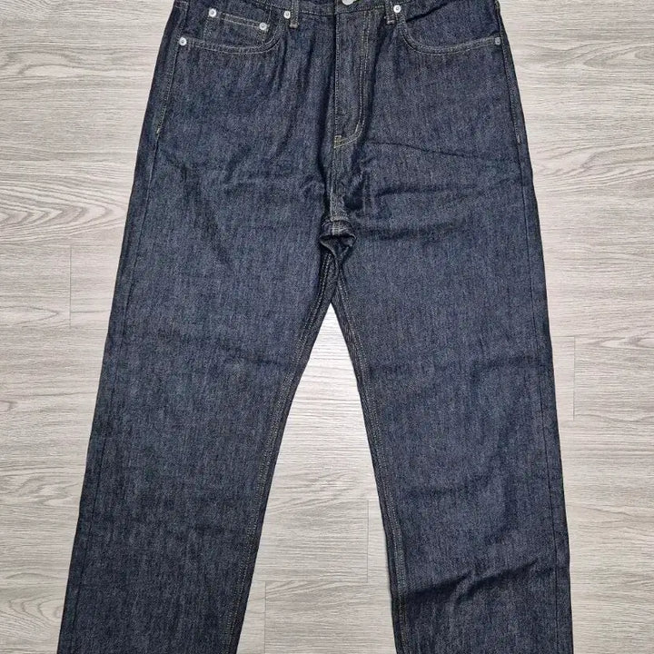 [BUNJANG] In The Row 5PK Hard Twist Regular Straight Denim Jeans / [1] 인더로우 5PK 하드 트위스트 레귤러 스트레이트 데님인디고 블루
