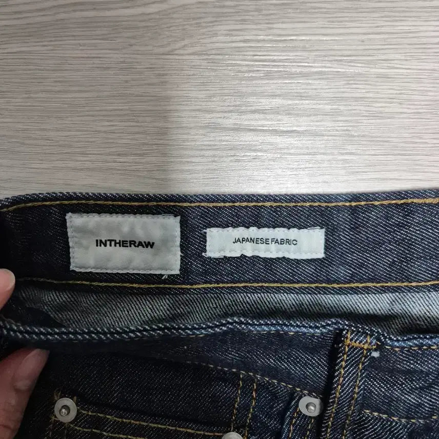 [BUNJANG] In The Row 5PK Hard Twist Regular Straight Denim Jeans / [1] 인더로우 5PK 하드 트위스트 레귤러 스트레이트 데님인디고 블루