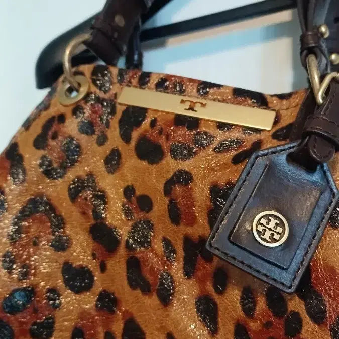 [BUNJANG] Tory Burch Leopard Shoulder Bag / 토리버치 33 37 12 상태A