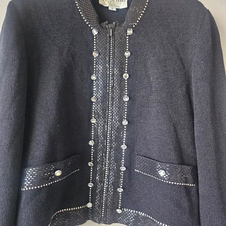 [SOLD OUT] 센존)보석.메탈 장식 가디건