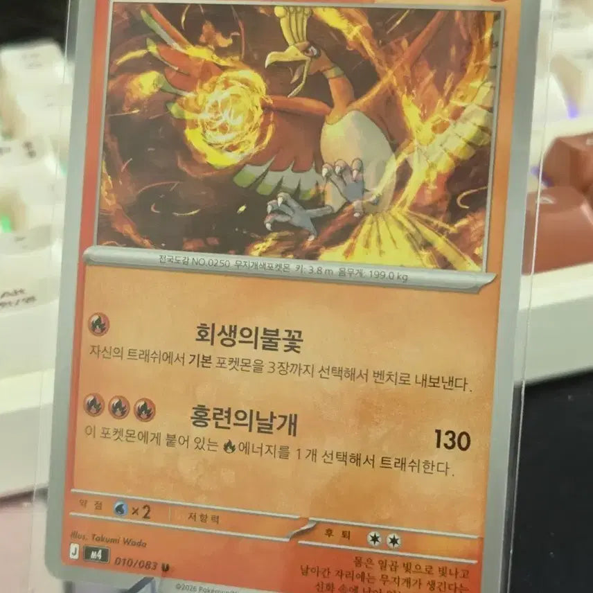 [BUNJANG] Pokemon Card Ho-Oh / 포켓몬카드 칠색조