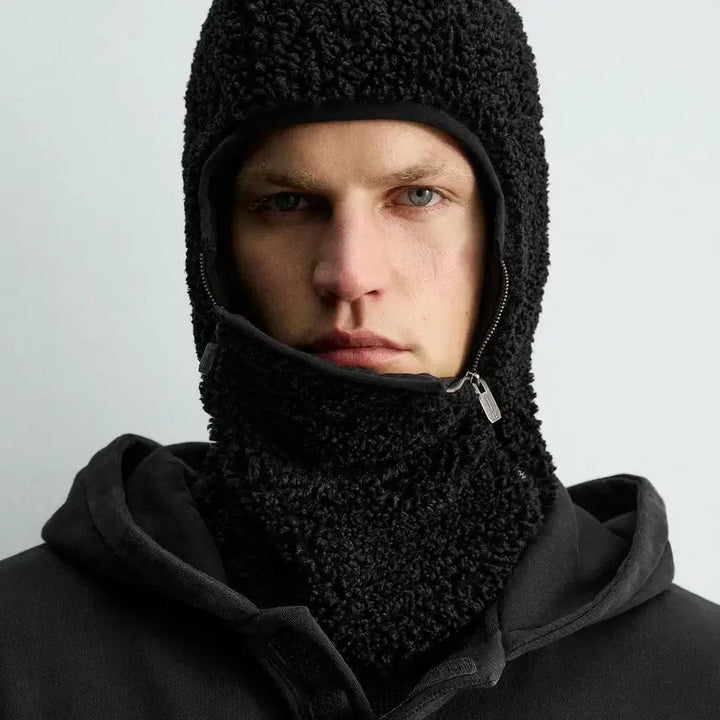 [BUNJANG] DESIGN STUDIO SR_A Shearling Balaclava / DESIGN STUDIO SR_A 시어링 바라클라바