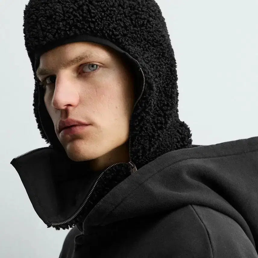 [BUNJANG] DESIGN STUDIO SR_A Shearling Balaclava / DESIGN STUDIO SR_A 시어링 바라클라바