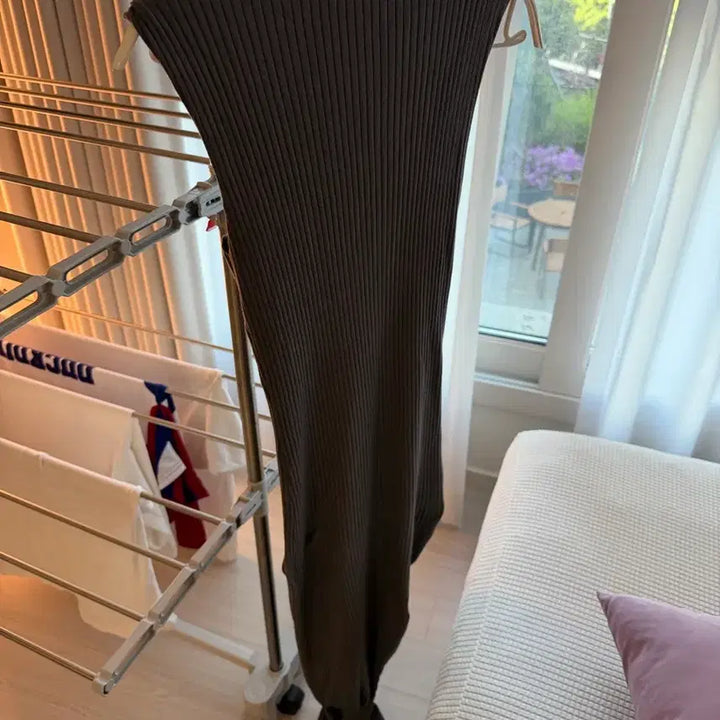 [BUNJANG] Sleeveless Knit Maxi Dress / 민소매 니트원피스