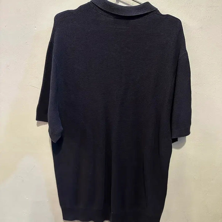 [BUNJANG] Lacoste Polo Shirt Black / 라코스테 반팔 카라티 블랙