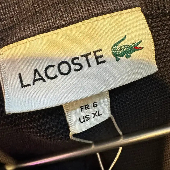 [BUNJANG] Lacoste Polo Shirt Black / 라코스테 반팔 카라티 블랙