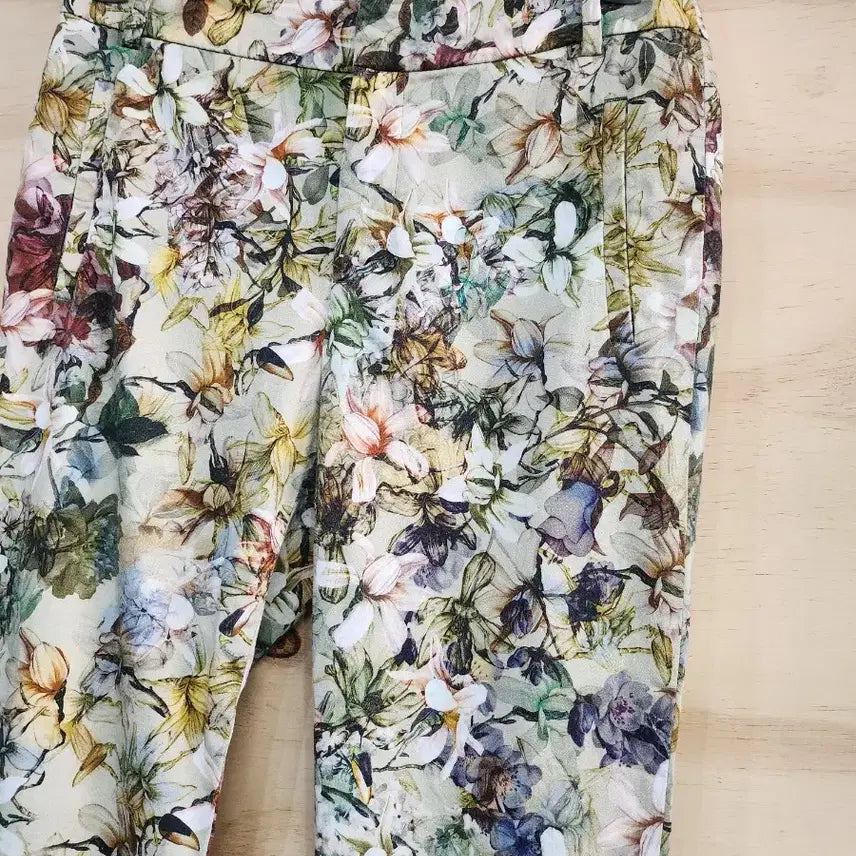 [BUNJANG] ZARA Flower Print Pants / 1025) 자라 ZARA 플라워프린트 바지