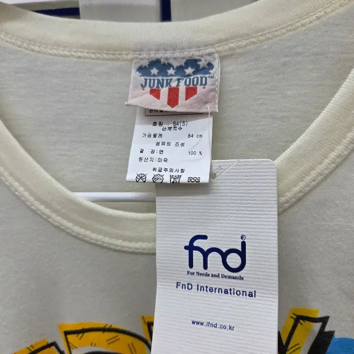 [BUNJANG] Junk Food Vintage Tweety T-shirt / 정크푸드 빈티지 트위티 티셔츠