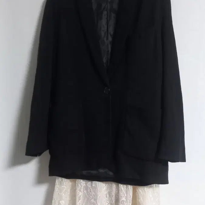 [BUNJANG] ZARA Oversized Black Jacket / 자라 오버핏 블랙 자켓 66~77